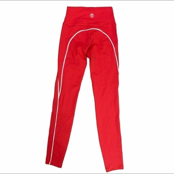 TYC Red Full Length Leggings Size XXS - Picture 1 of 6